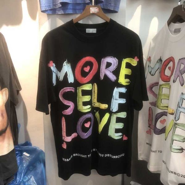 men's t-shirts good quality colorful large letter more self love men shirts hip hop loose round neck t shirt women t-shirts cotton tee, White;black
men's t-shirts good quality colorful large letter more self love men shirts hip hop loose round neck t shirt women t-shirts cotton tee, White;black