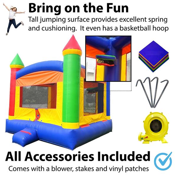 13x13ft commercial grade inflatable bouncy castle full pvc moonwalk jumping house inflatable bouncer for adults and kids outdoor with blower
13x13ft commercial grade inflatable bouncy castle full pvc moonwalk jumping house inflatable bouncer for adults and kids outdoor with blower