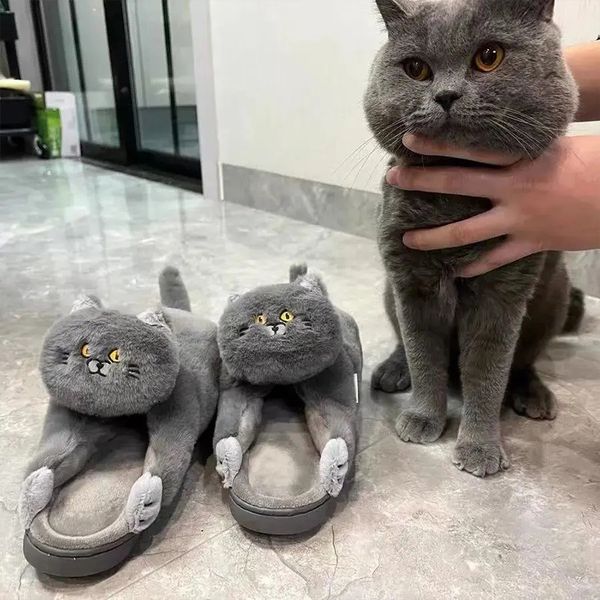 slippers designer funny cat slippers women fluffy slides flats anti-slip home fur slippers shoes womanmen memory foam slipper 230209, Black
slippers designer funny cat slippers women fluffy slides flats anti-slip home fur slippers shoes womanmen memory foam slipper 230209, Black