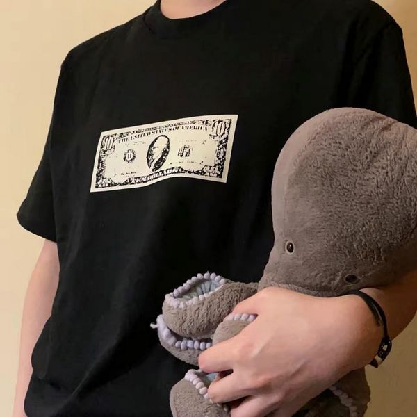 22ss box letter spend it men's t-shirts dollar printed summer simple solid color short sleeve fashion casual breathable women couples h, White;black
22ss box letter spend it men's t-shirts dollar printed summer simple solid color short sleeve fashion casual breathable women couples h, White;black