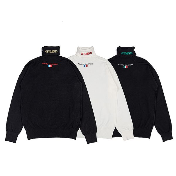 men's sweaters vetements autumn elastic long sleeve female pullover turtleneck women pullovers streetwear knitted black 230209, White;black
men's sweaters vetements autumn elastic long sleeve female pullover turtleneck women pullovers streetwear knitted black 230209, White;black