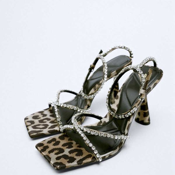 sandals suojialun summer new brand women sandal shoes fashion crystal thin high heel leopard square toe ladies sandals dress shoes t230208, Black
sandals suojialun summer new brand women sandal shoes fashion crystal thin high heel leopard square toe ladies sandals dress shoes t230208, Black