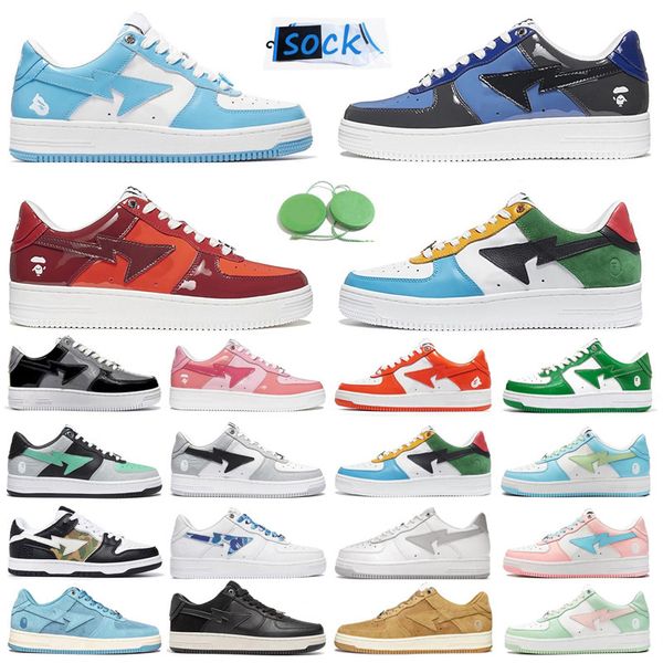 bapestas baped ape men running shoes patent leather blue orange green white black pastel pink tokyo camo beige suede leather trainers sports
bapestas baped ape men running shoes patent leather blue orange green white black pastel pink tokyo camo beige suede leather trainers sports