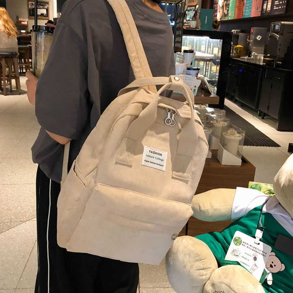 new trend female backpack fashion women backpack college school bag travel shoulder bags for teenage girls 2022
