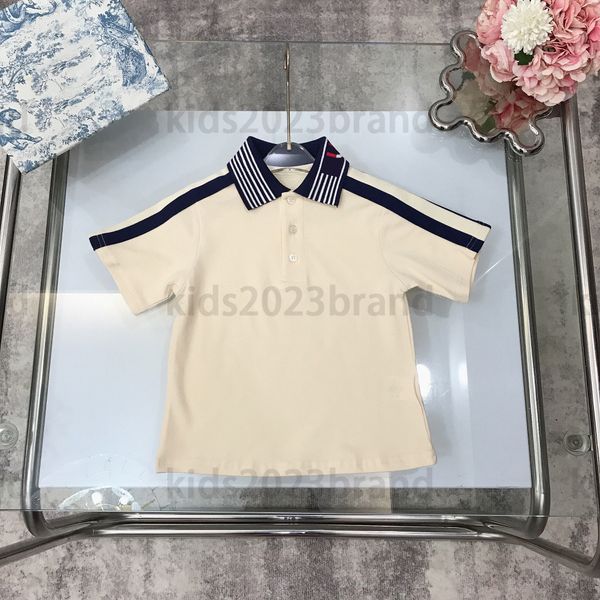 white 23ss kids t-shirts summer brand designer boys short tees elastic thread neckline cotton polo ribbon stitching letters polos shirt siz, Blue
white 23ss kids t-shirts summer brand designer boys short tees elastic thread neckline cotton polo ribbon stitching letters polos shirt siz, Blue
