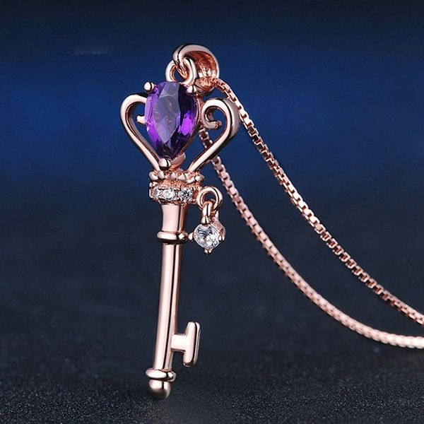 beaded necklaces female necklace women key amethyst pendant 925 sterling silver jewelry for party birhtday gifts ladies 230209
beaded necklaces female necklace women key amethyst pendant 925 sterling silver jewelry for party birhtday gifts ladies 230209