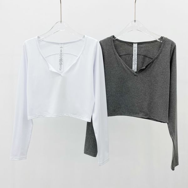 lu yoga 2022 autumn women's sweatshirt short style crop long sleeve leggings v-neck slim yoga thin t-shirt
lu yoga 2022 autumn women's sweatshirt short style crop long sleeve leggings v-neck slim yoga thin t-shirt