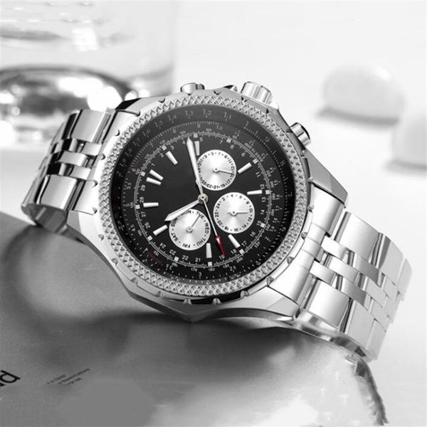 big dial men mechanical automatic watch navitimer design mens watches military sports stainless steel wristwatch brand limited2072, Slivery;brown
big dial men mechanical automatic watch navitimer design mens watches military sports stainless steel wristwatch brand limited2072, Slivery;brown