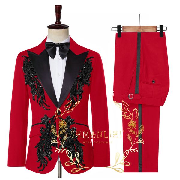 mens suits blazers costume mariage homme real po luxury crystal beading for men groom wedding suit prom tuxedo blazer 230209, White;black
mens suits blazers costume mariage homme real po luxury crystal beading for men groom wedding suit prom tuxedo blazer 230209, White;black