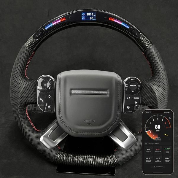 car carbon fiber steering wheel for range rover led smart racing performance wheel steering system
car carbon fiber steering wheel for range rover led smart racing performance wheel steering system