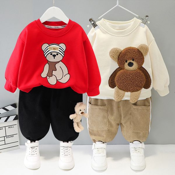 clothing sets baby boy cotton two piece suit girl plus velvet warmth cartoon bear cute baby clothes t shirt kid 230208, White
clothing sets baby boy cotton two piece suit girl plus velvet warmth cartoon bear cute baby clothes t shirt kid 230208, White