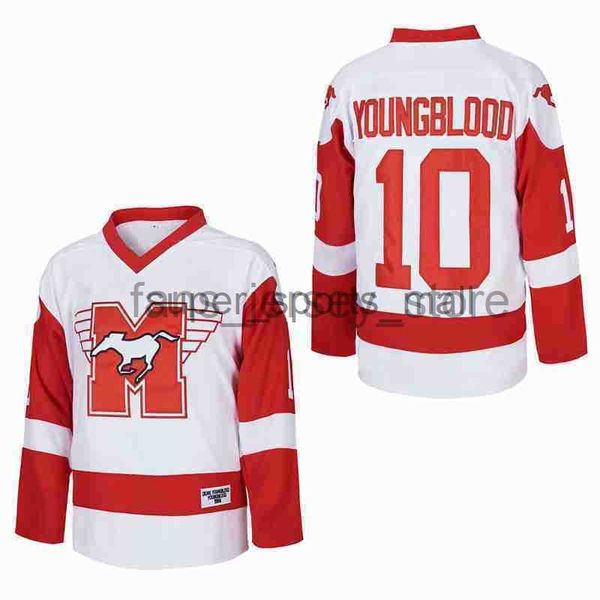 movie version mustangs movie hockey jersey 10 youngblood mustangs hockey shirt bloody boy, Black;red
movie version mustangs movie hockey jersey 10 youngblood mustangs hockey shirt bloody boy, Black;red