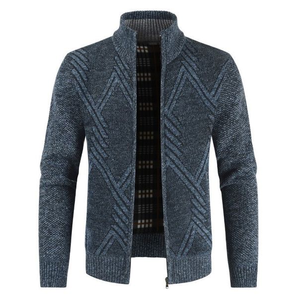 men's sweaters autumn winter jacket men coats solid slim fit thick fleece coats men jacket casual stand collar zip jacket men 230208, White;black 
men's sweaters autumn winter jacket men coats solid slim fit thick fleece coats men jacket casual stand collar zip jacket men 230208, White;black