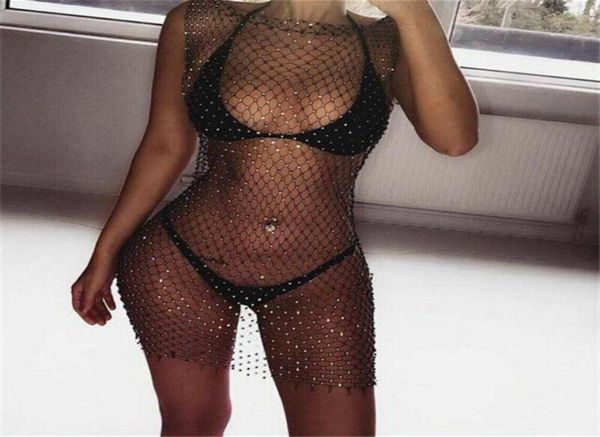 summer women ladies bikini crystal coverups fishnet mesh cover up swimwear beach bathing suit hollow out dresses4314269
summer women ladies bikini crystal coverups fishnet mesh cover up swimwear beach bathing suit hollow out dresses4314269