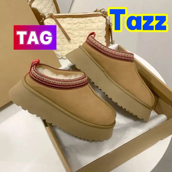 with box designer tazz slippers australia boots mens women shoes fashion booties warm sneakers suede shearling platform slipper ankle sno im, Black
with box designer tazz slippers australia boots mens women shoes fashion booties warm sneakers suede shearling platform slipper ankle sno im, Black