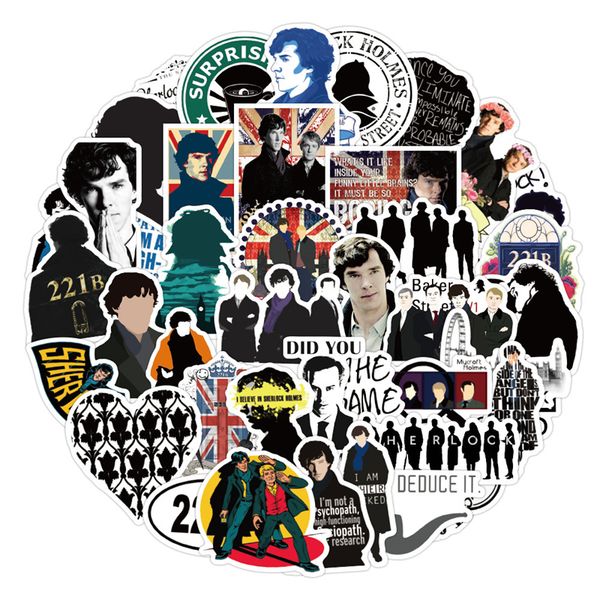 50pcs the tv series sherlock stickers detective graffiti kids toy skateboard car motorcycle bicycle sticker decals wholesale
50pcs the tv series sherlock stickers detective graffiti kids toy skateboard car motorcycle bicycle sticker decals wholesale