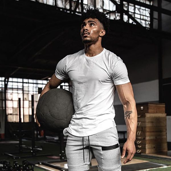 men's tshirts mens running compression tshirt short sleeve sport tees gym fitness clothing male jogging tracksuit cotton skinny tights, White;black
men's tshirts mens running compression tshirt short sleeve sport tees gym fitness clothing male jogging tracksuit cotton skinny tights, White;black