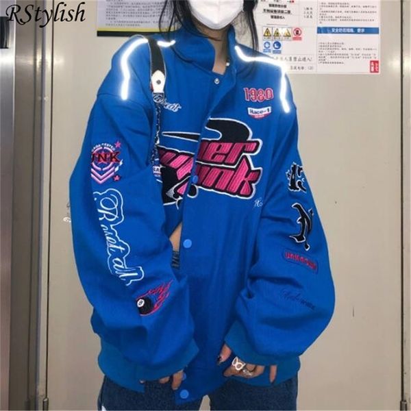 women s leather faux varsity jacket women letter printed casual zipper long sleeve racing coat autumn clothes vintage bomber s 230208, Black
women s leather faux varsity jacket women letter printed casual zipper long sleeve racing coat autumn clothes vintage bomber s 230208, Black