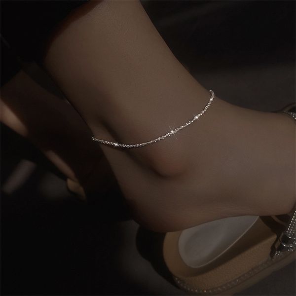 anklets real 925 silver anklet minimalism sparkle silver jewelry boho charms jewelry vintage anklets for women 230209, Red;blue
anklets real 925 silver anklet minimalism sparkle silver jewelry boho charms jewelry vintage anklets for women 230209, Red;blue