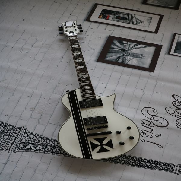 black striped cross flower six-string electric guitar, our store can customize various guitars, support batch orders
black striped cross flower six-string electric guitar, our store can customize various guitars, support batch orders