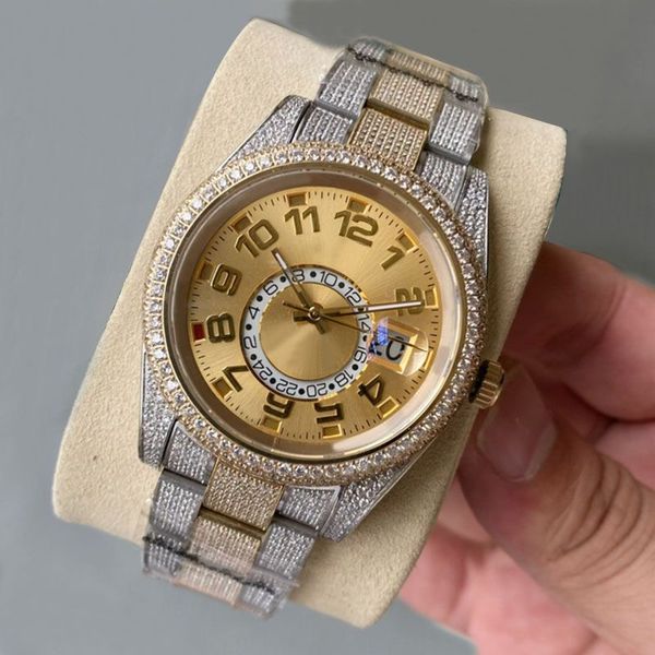 diamond watch men's automatic mechanical sports women's watch sapphire 41mm diamond-encrusted stainless steel waterproof strap mon, Slivery;brown
diamond watch men's automatic mechanical sports women's watch sapphire 41mm diamond-encrusted stainless steel waterproof strap mon, Slivery;brown