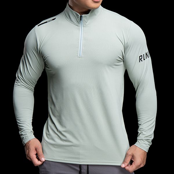 men s t shirts running long sleeve t shirt men fitness slim fit sports quick dry t shirt elastic zipper fitness gym bodybuilding training 23, White;black
men s t shirts running long sleeve t shirt men fitness slim fit sports quick dry t shirt elastic zipper fitness gym bodybuilding training 23, White;black