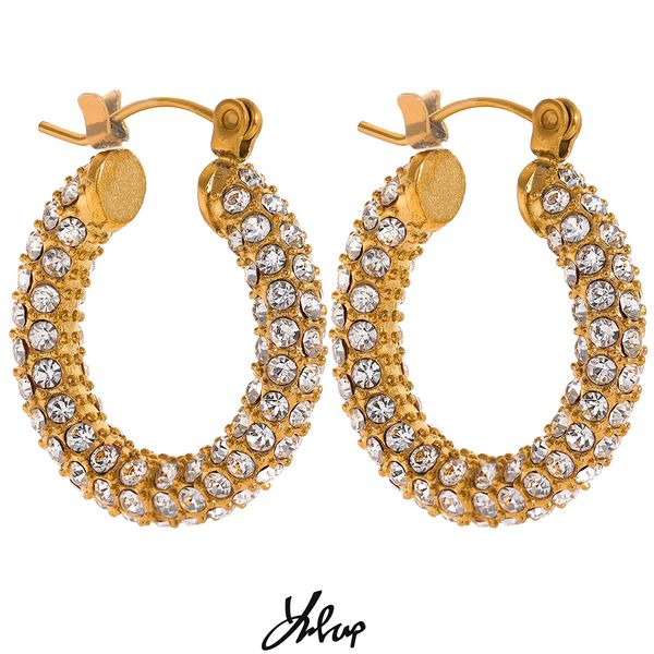 hoop huggie yhpup luxury micro shiny cubic zirconia stainless steel hoop huggie earrings stylish charm korean style fashion jewelry women 23, Golden;silver
hoop huggie yhpup luxury micro shiny cubic zirconia stainless steel hoop huggie earrings stylish charm korean style fashion jewelry women 23, Golden;silver