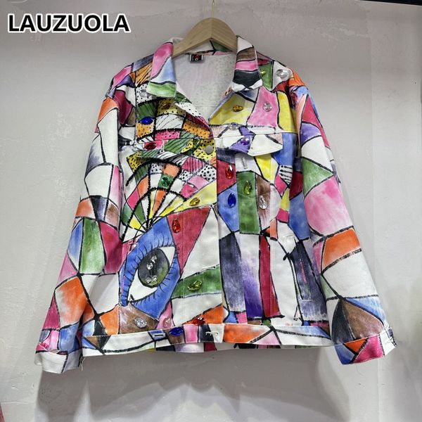 women's jackets multi colorful vintage cartoon graffiti jeans jacket autumn winter women streetwear harajuku long sleeve denim coat 230, Black;brown
women's jackets multi colorful vintage cartoon graffiti jeans jacket autumn winter women streetwear harajuku long sleeve denim coat 230, Black;brown