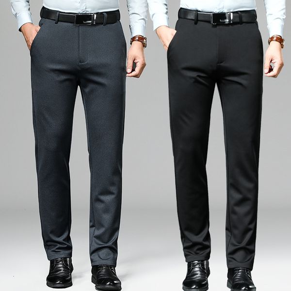 mens pants springsummer young casual suit thin straight korean slim business 230209, Black
mens pants springsummer young casual suit thin straight korean slim business 230209, Black