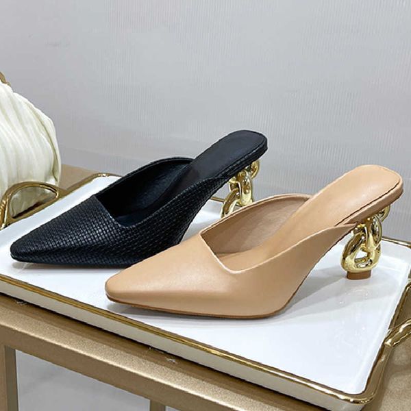 sandals metal strange heel women slippers retro high heel pumps gladiator sandals summer outside slides dress shoes woman black mules t23020
sandals metal strange heel women slippers retro high heel pumps gladiator sandals summer outside slides dress shoes woman black mules t23020