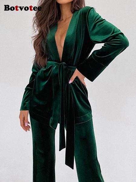 women's two piece pants botvotee set women wide leg loose velvet 2 v neck long sleeve tie up belt robe 2023 comfortable 230209, White
women's two piece pants botvotee set women wide leg loose velvet 2 v neck long sleeve tie up belt robe 2023 comfortable 230209, White