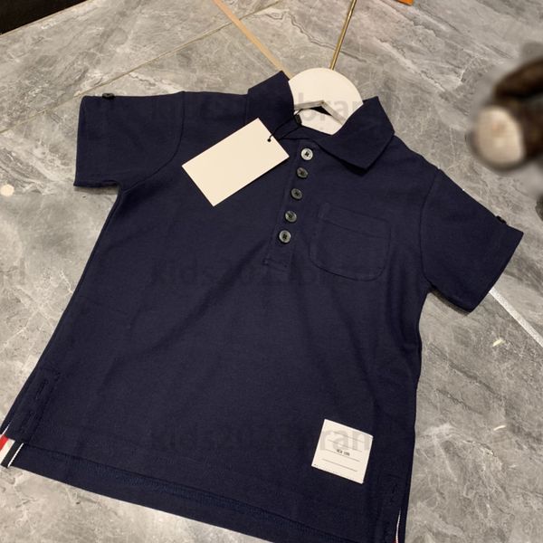 navy color 2023ss kids t-shirts brand designer boys short tees cotton polo ribbon stitching letters polos shirt size 100-150cm, Blue
navy color 2023ss kids t-shirts brand designer boys short tees cotton polo ribbon stitching letters polos shirt size 100-150cm, Blue