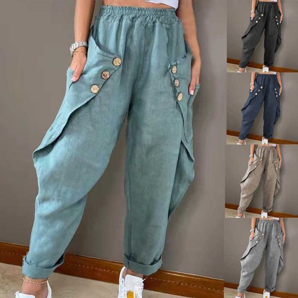 women's pants capris 2022 summer new women's casual pocket button waist closed casual pants t230210, Black;white
women's pants capris 2022 summer new women's casual pocket button waist closed casual pants t230210, Black;white