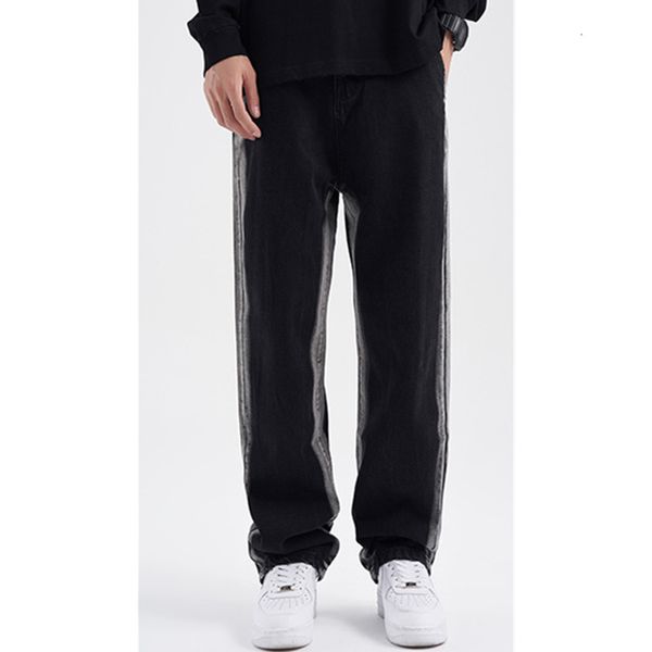 men's jeans streetwear men pattern vintage recreational black thickening loose broad straight cylinder leg trousers autumn female 23021, Blue
men's jeans streetwear men pattern vintage recreational black thickening loose broad straight cylinder leg trousers autumn female 23021, Blue