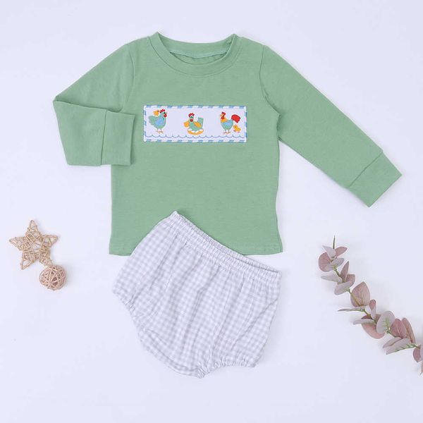 clothing sets 18t summer boy pant set clothes twopieces outfit with pattern chickens embroidery white short sleeve pant green long suits w23
clothing sets 18t summer boy pant set clothes twopieces outfit with pattern chickens embroidery white short sleeve pant green long suits w23