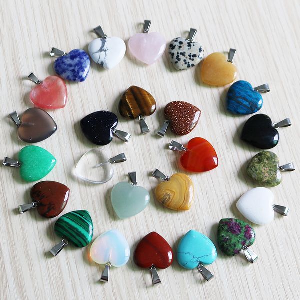 gemstone 30pcs natural stone pendants 20mm diy accessories supply pink crystal heart necklace charm cute for jewerly making women earring 23, Black
gemstone 30pcs natural stone pendants 20mm diy accessories supply pink crystal heart necklace charm cute for jewerly making women earring 23, Black