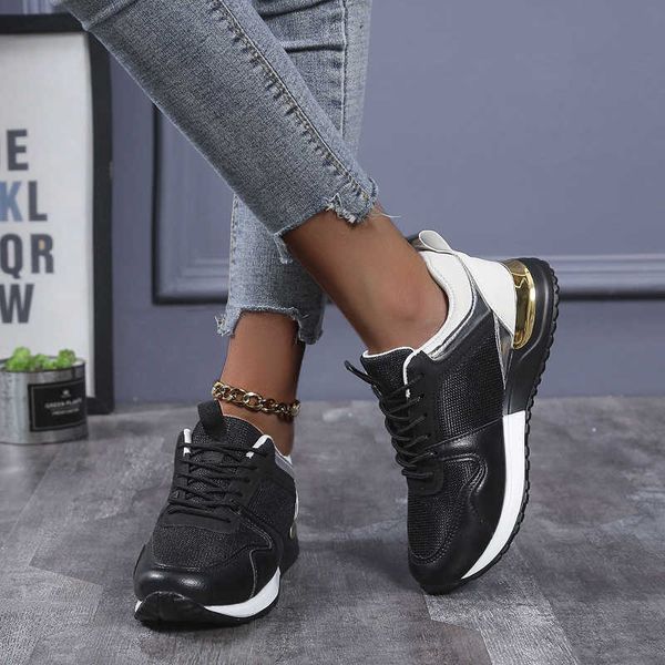 dress shoes women white sneakers thick bottom solid plus size women shoes comfortable breathable summer outdoor lace up mujer g230209, Black
dress shoes women white sneakers thick bottom solid plus size women shoes comfortable breathable summer outdoor lace up mujer g230209, Black
