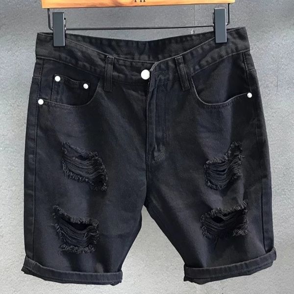 men's jeans 2023 hong kong version of everything street white ripped denim shorts casual trend summer scraped five points pants 230210, Blue
men's jeans 2023 hong kong version of everything street white ripped denim shorts casual trend summer scraped five points pants 230210, Blue