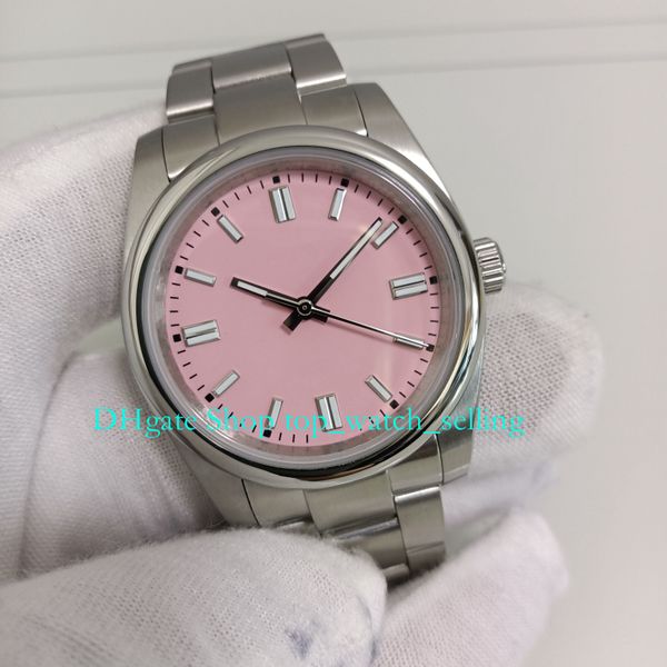 8 style with box watches for women's midsize 36mm pink dial stainless steel bracelet lady asia 2813 movement mechanical ladies automati, Slivery;golden
8 style with box watches for women's midsize 36mm pink dial stainless steel bracelet lady asia 2813 movement mechanical ladies automati, Slivery;golden