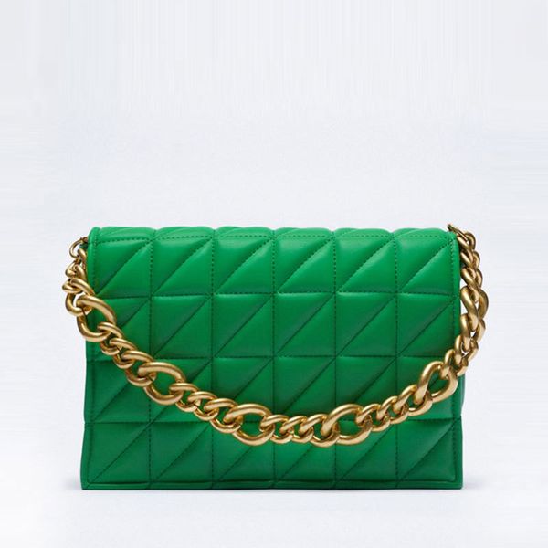 evening bags za quilted bag branded luxury designer women shoulder thick chain square purses handbag clutch bolso mujer 230210
evening bags za quilted bag branded luxury designer women shoulder thick chain square purses handbag clutch bolso mujer 230210