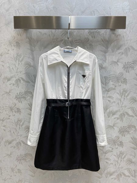 brand casual 2023 early autumn new classic pocket triangle fashionable color contrast splice shirt zipper dress, Black;gray
brand casual 2023 early autumn new classic pocket triangle fashionable color contrast splice shirt zipper dress, Black;gray