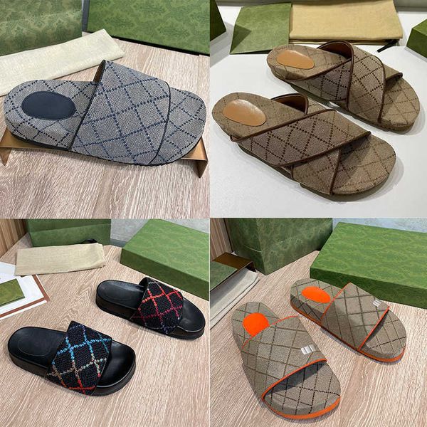 men women designer platform slide canvas sandal leather thick bottoms flip flops fashion summer slipper beach shoes with box 35-44 no298b, Black
men women designer platform slide canvas sandal leather thick bottoms flip flops fashion summer slipper beach shoes with box 35-44 no298b, Black