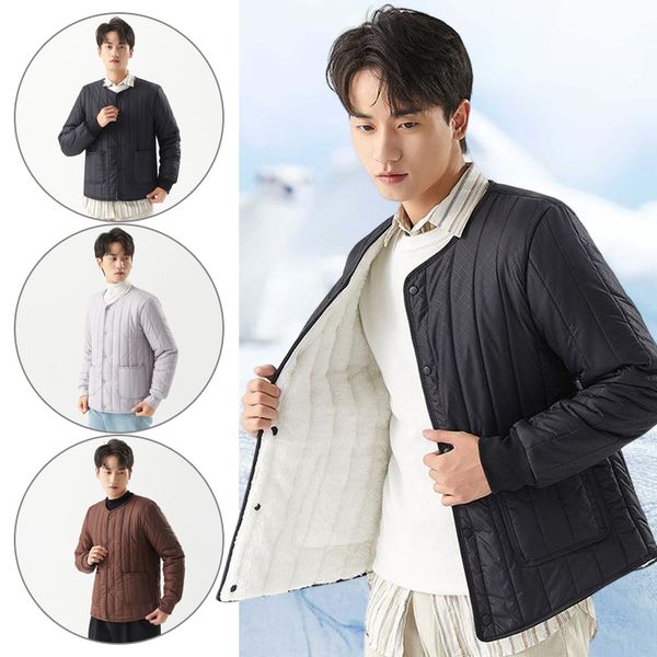 men's jackets mens thick lamb fleece lined coat jacket sweatshirt outwear keep warm 230210, Black;brown
men's jackets mens thick lamb fleece lined coat jacket sweatshirt outwear keep warm 230210, Black;brown