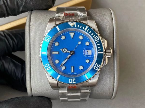 with original box men's luxury high-quality 40mm watch waterproof luminous rubber stainless steel automatic sapphire mechanical watch 6, Slivery;brown
with original box men's luxury high-quality 40mm watch waterproof luminous rubber stainless steel automatic sapphire mechanical watch 6, Slivery;brown