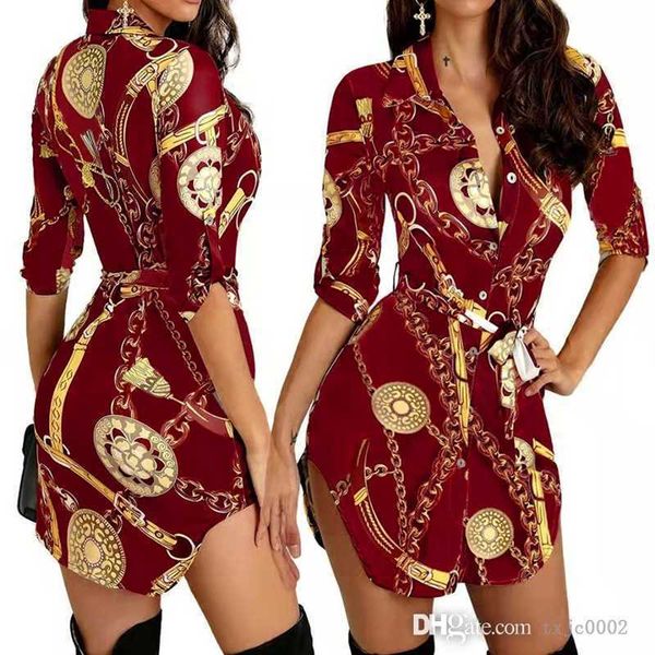 2023 spring fall new casual dresses 4xl women lace up button down chain printed lapel neck party dress bandage skirt, Black;gray
2023 spring fall new casual dresses 4xl women lace up button down chain printed lapel neck party dress bandage skirt, Black;gray