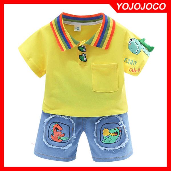 clothing sets baby boy clothes summer fashion shortsleeved shorts suit cartoon dinosaur tshirtdenim shorts children clothing twopiece set w2, White
clothing sets baby boy clothes summer fashion shortsleeved shorts suit cartoon dinosaur tshirtdenim shorts children clothing twopiece set w2, White