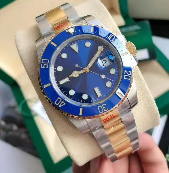 with box luxury mens watch automatic mechanical ceramic 40mm dial 2813 stainless steel fashion classic style luminous sapphire wristwatches, Slivery;brown
with box luxury mens watch automatic mechanical ceramic 40mm dial 2813 stainless steel fashion classic style luminous sapphire wristwatches, Slivery;brown