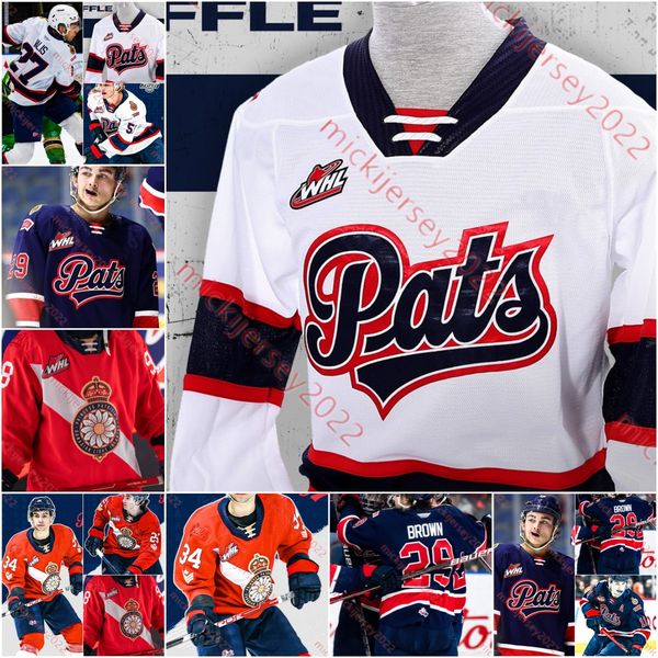 custom stitched regina pats jersey stanislav svozil borya valis corbin vaughn jaxsin vaughn braxton whitehead mens youth regina hockey jerse, Black
custom stitched regina pats jersey stanislav svozil borya valis corbin vaughn jaxsin vaughn braxton whitehead mens youth regina hockey jerse, Black