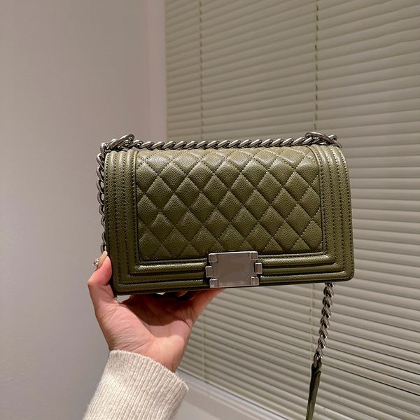 designer caviar boy medium luxury bags cowhide leather diamond quilted v-shaped coin purses gold and silver hardware classic wallets handbag
designer caviar boy medium luxury bags cowhide leather diamond quilted v-shaped coin purses gold and silver hardware classic wallets handbag