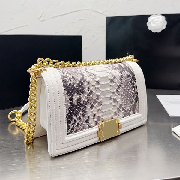 ladies fashin designer serpentine le cowhide bags classic boy classic flap 5 colors gold metal chain leather strap crossbody shoulder handba
ladies fashin designer serpentine le cowhide bags classic boy classic flap 5 colors gold metal chain leather strap crossbody shoulder handba